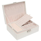 Double-Layer Wooden Jewelry Box