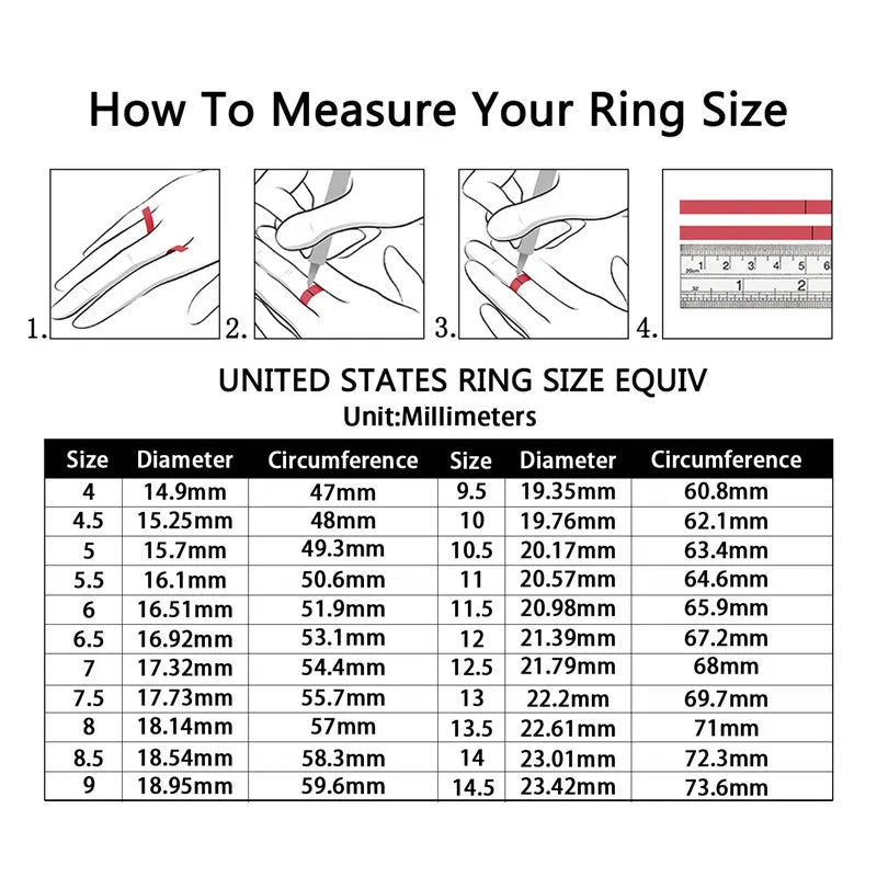 TIGRADE Titanium Wedding Band Classic Rings Silver Black 3-15