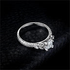 Celtic 925 Sterling Silver Engagement Ring by JewelryPalace