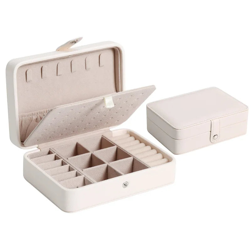 Leather Jewelry Box Organizer