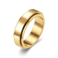 Anxiety Fidget Spinner Stainless Steel Ring for Stress Relief