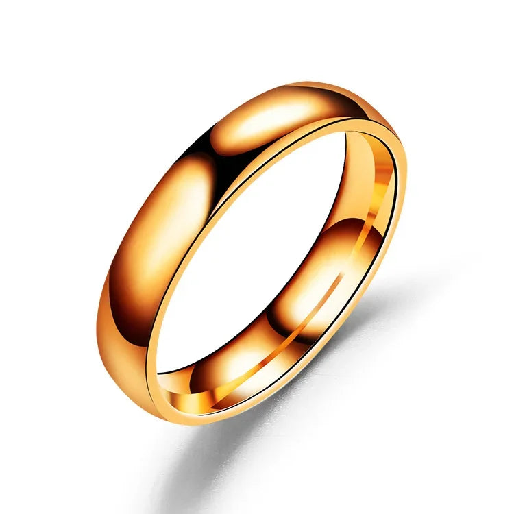 Titanium Wedding Rings for Women and Men - High Polished