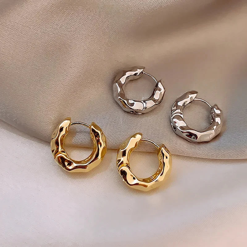 925 Sterling Silver Hoop Earrings for Women by REETI