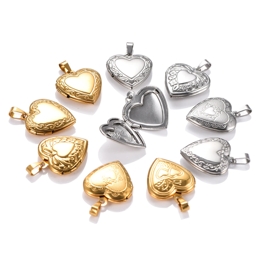 Love Heart Stainless Steel Pendant Necklace by HODARL