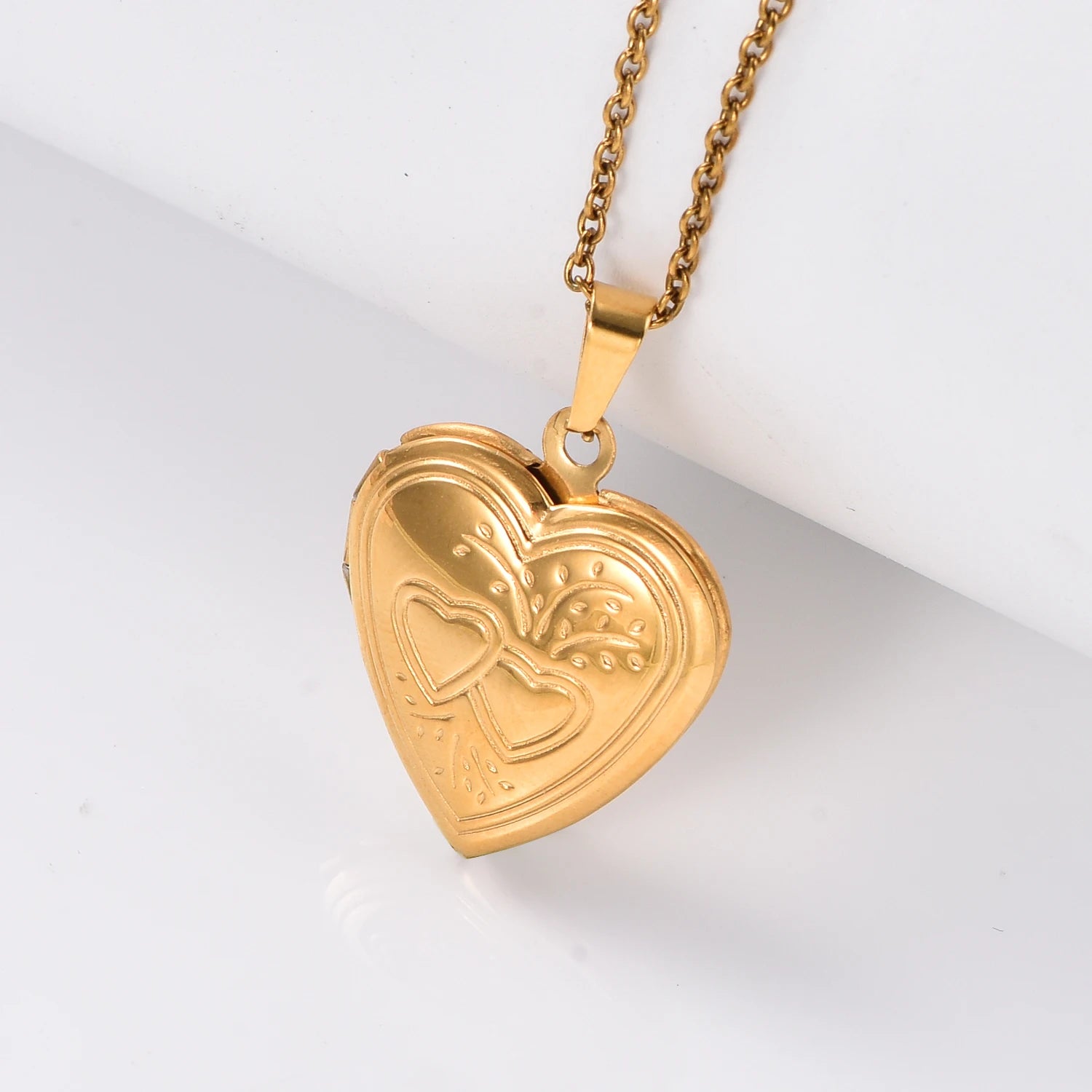 Love Heart Stainless Steel Pendant Necklace by HODARL