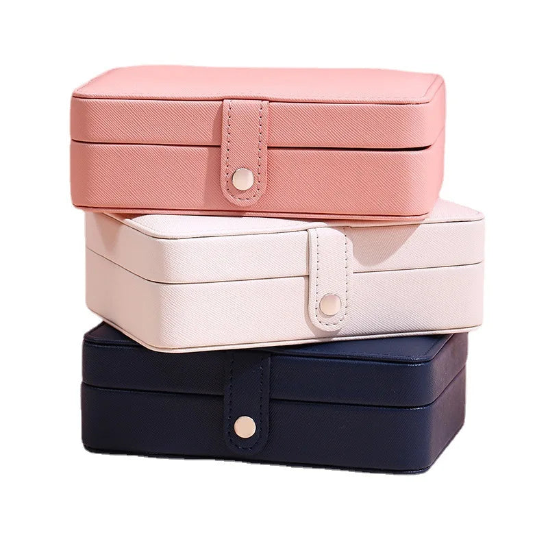 Leather Jewelry Box Organizer