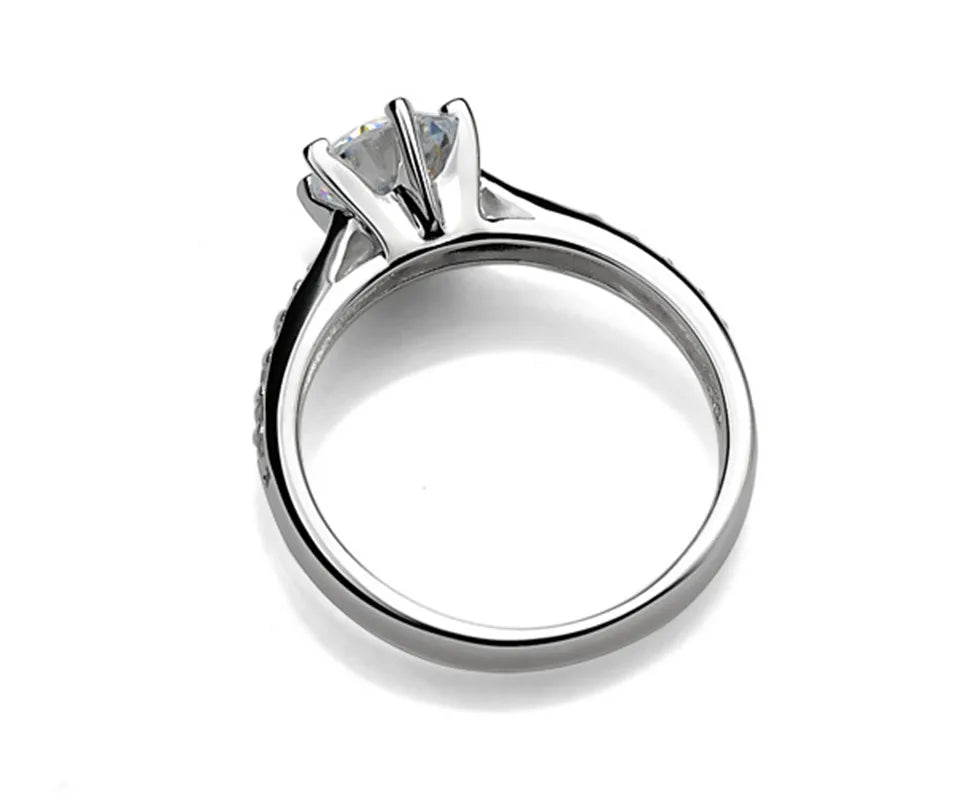 925 Sterling Silver Classic Ring for Women with Tourmaline
