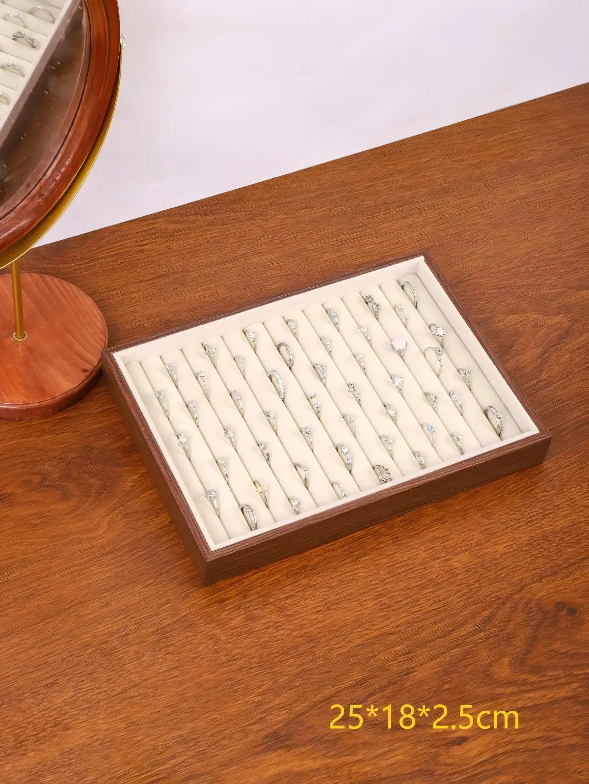 Multi-layer Wooden Jewelry Box