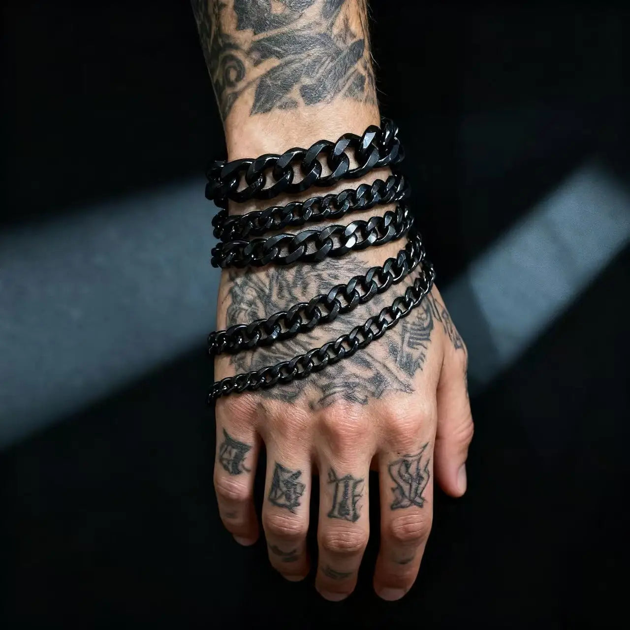 Stainless Steel Cuban Chain Bracelet for Men by HNSP