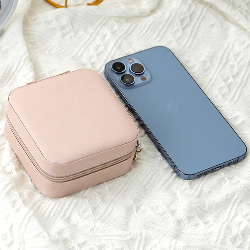 Single Layer Leather Jewelry Box