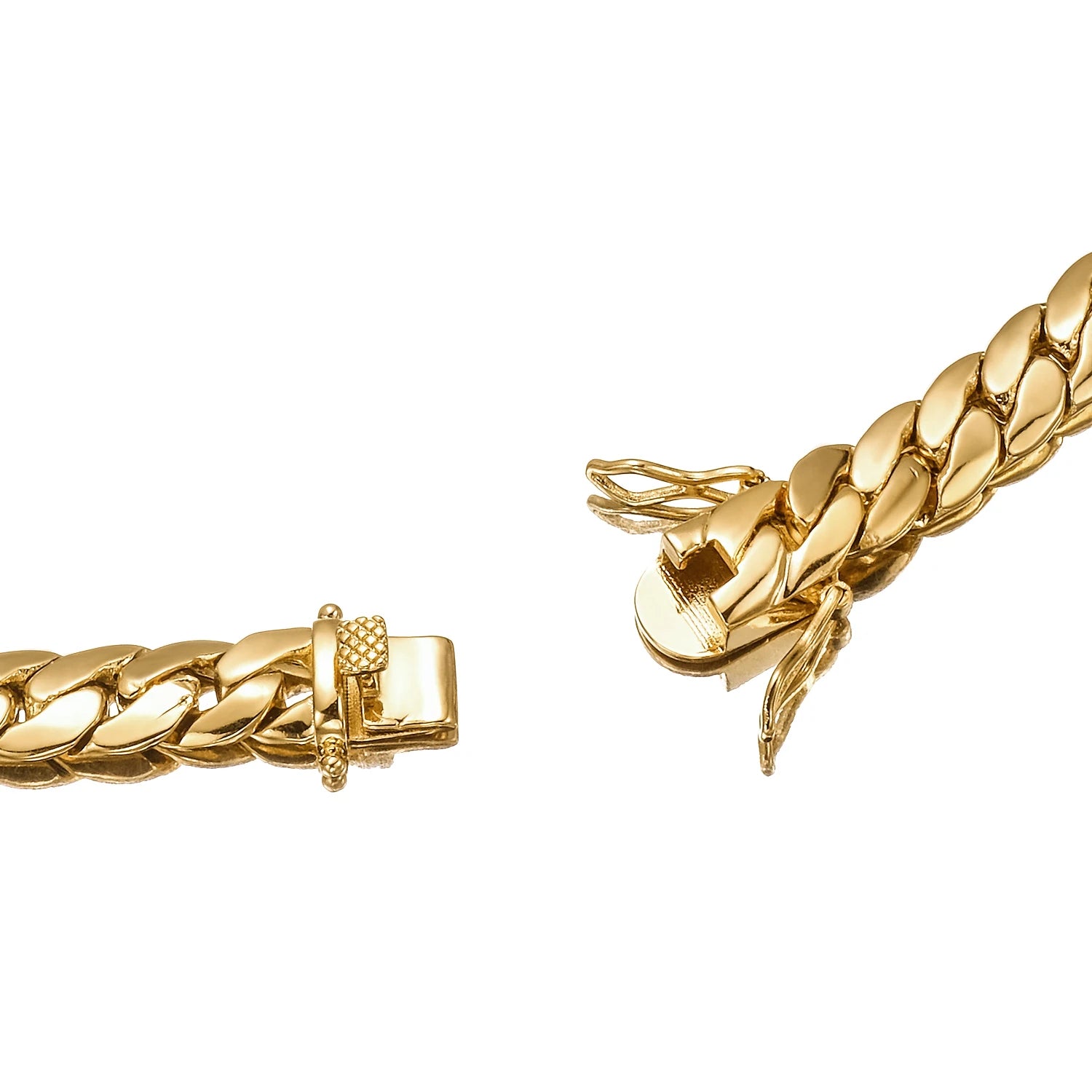 Gold Cuban Link Chain Necklace for Men, Hip Hop Style Jewelry
