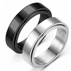 Anxiety Fidget Spinner Stainless Steel Ring for Stress Relief