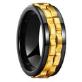 Rotating Fidget Ring for Men - Titanium Steel Spinner Ring