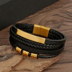 Leather Multi-layer Charm Bracelet for Women
