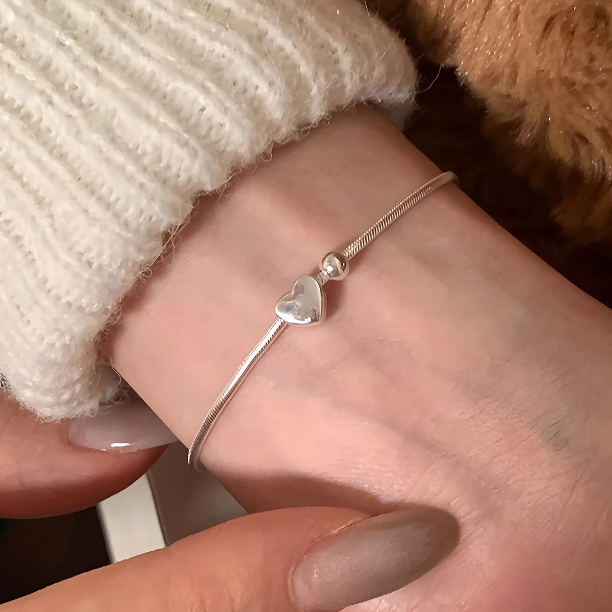 Sterling Silver Butterfly Bracelet by Ventfille for Girls