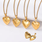 Love Heart Stainless Steel Pendant Necklace by HODARL