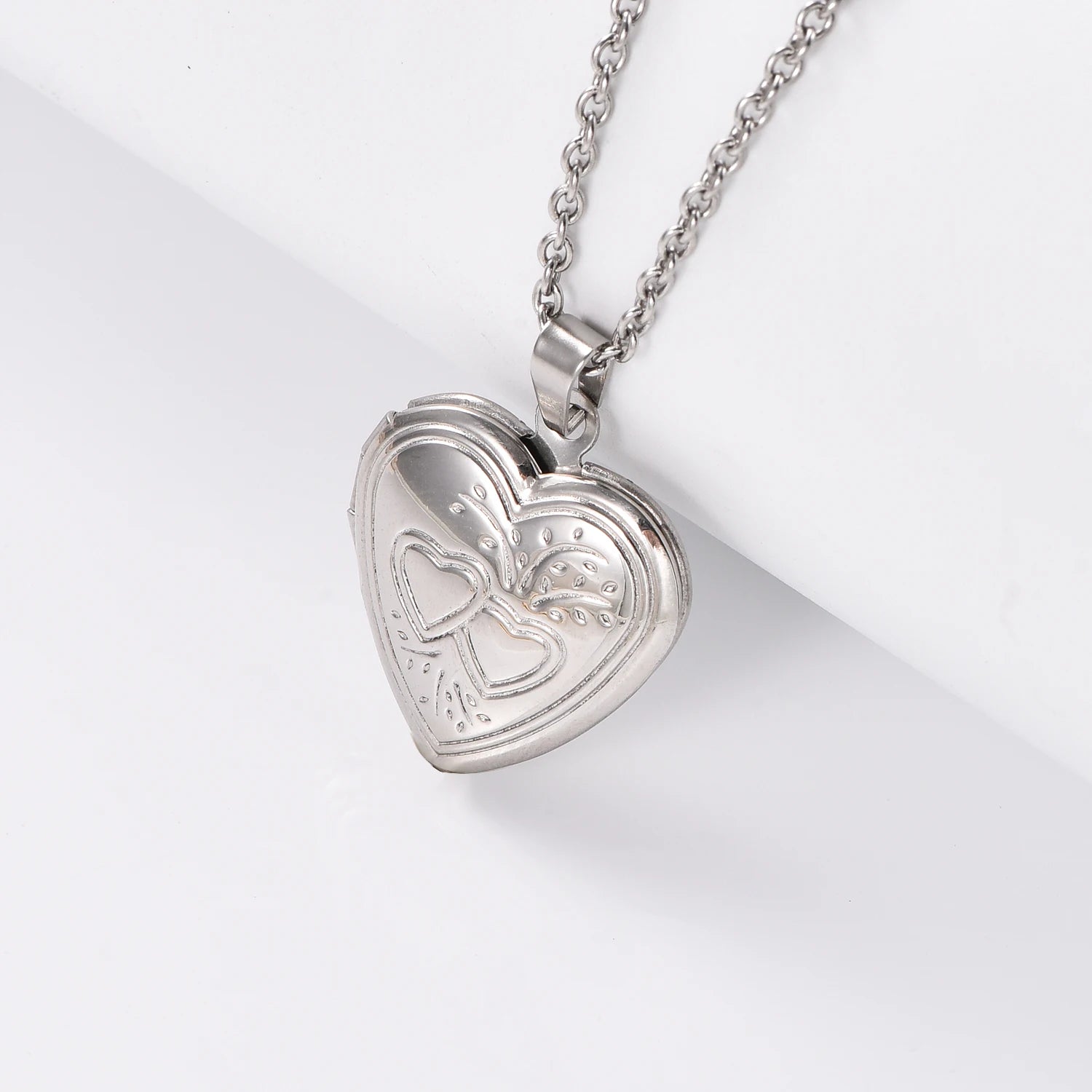 Love Heart Stainless Steel Pendant Necklace by HODARL