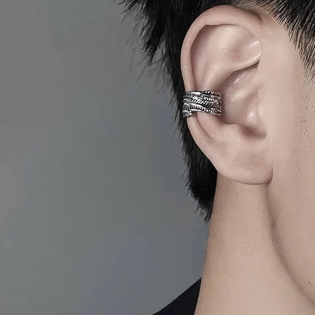 Stainless Steel Clip Earrings for Men and Women Trendy Jewelry