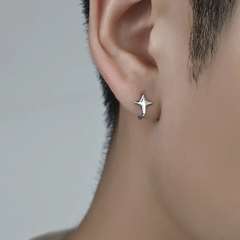 Stainless Steel Clip Earrings for Men and Women Trendy Jewelry