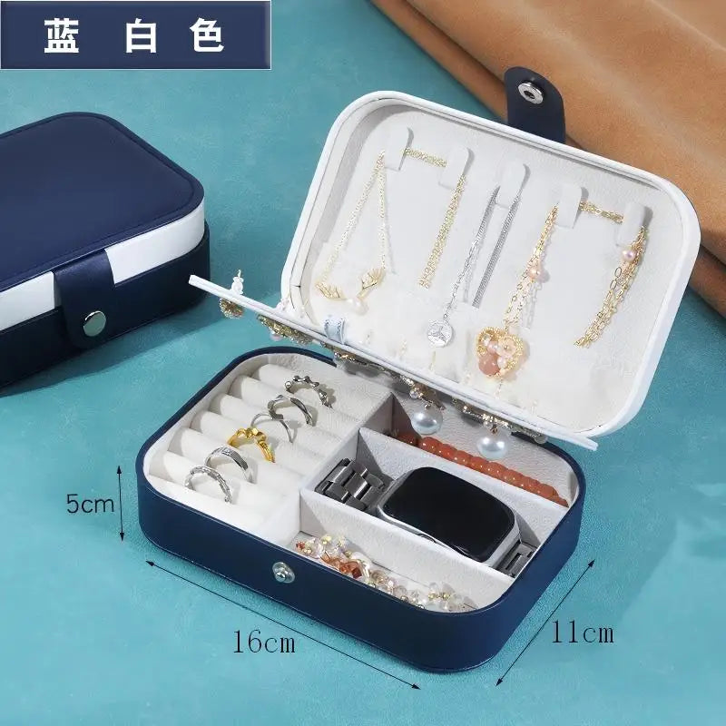 Leather Jewelry Box Organizer