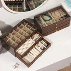 Multi-layer Wooden Jewelry Box