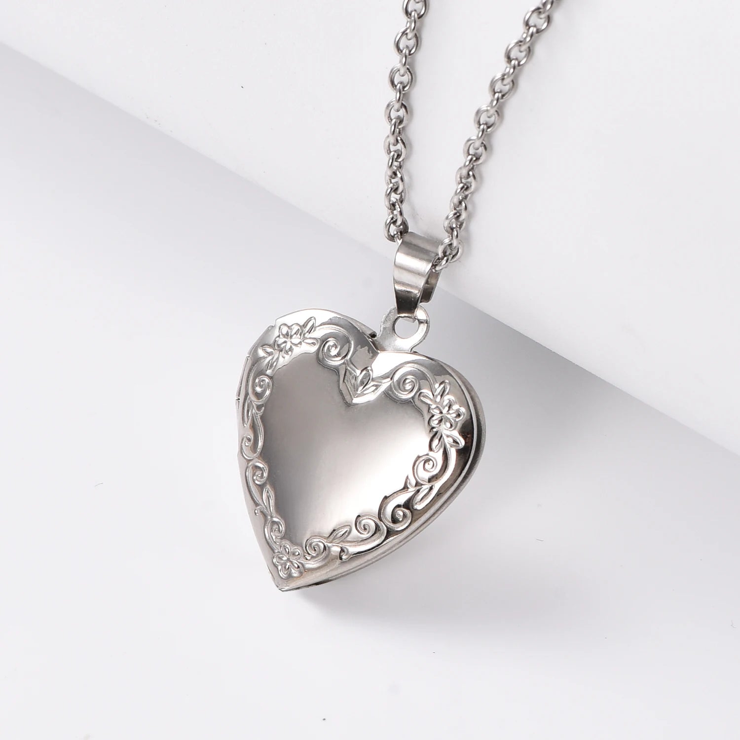 Love Heart Stainless Steel Pendant Necklace by HODARL
