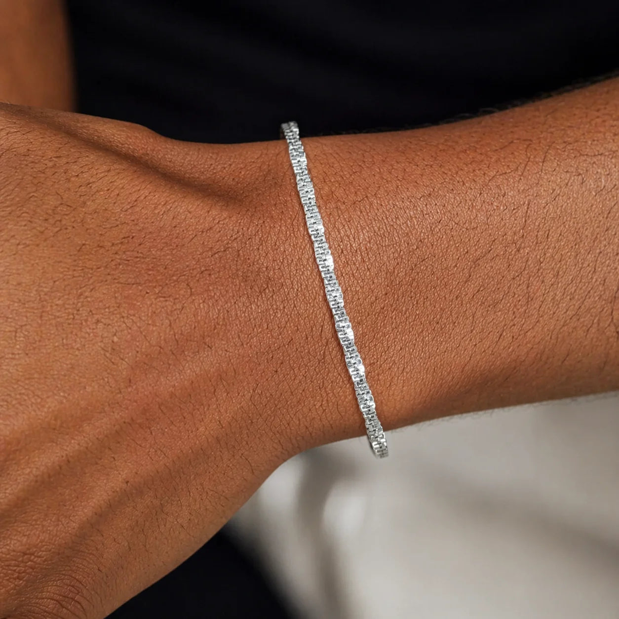 Stainless Steel Gold Color Adjustable Bracelet Unisex