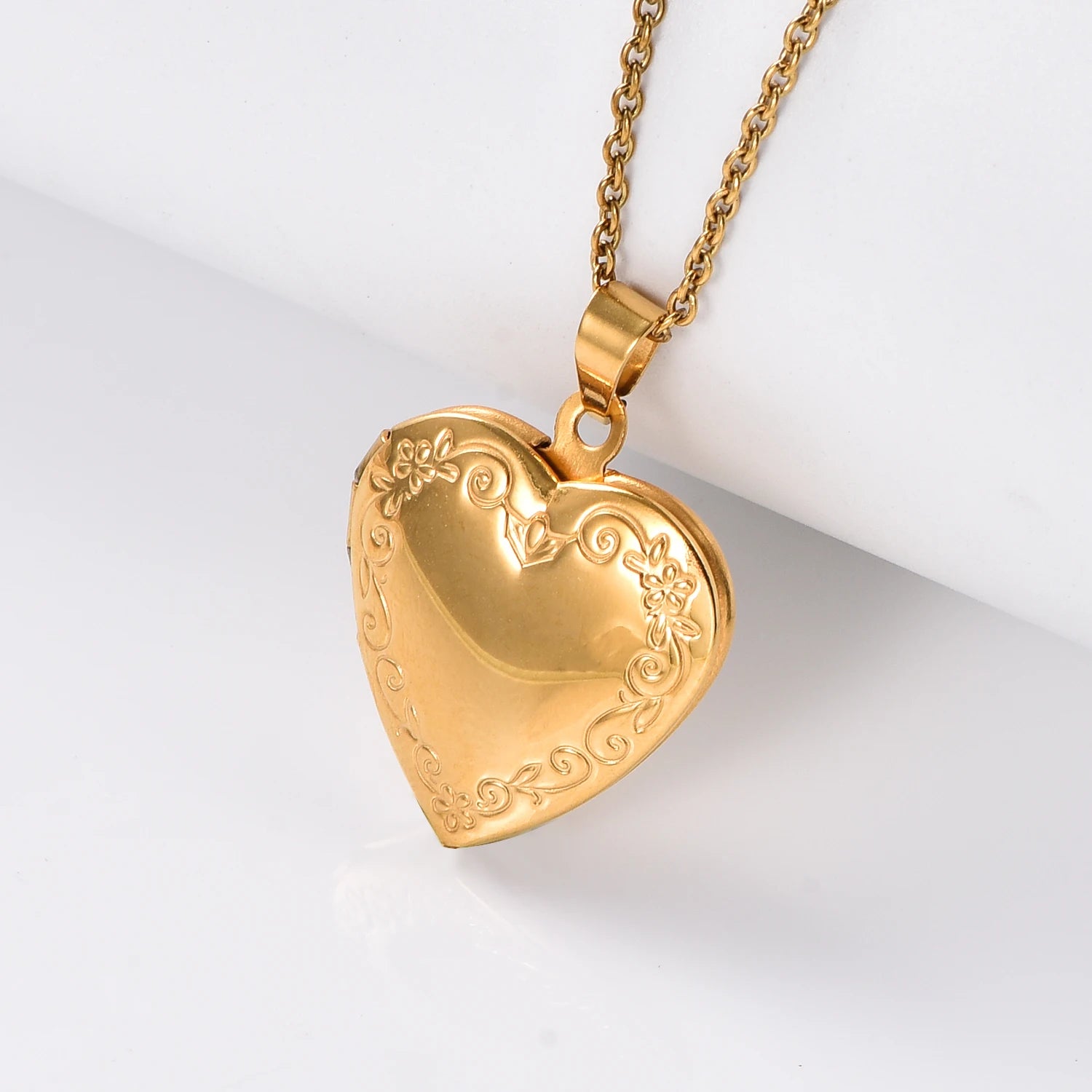 Love Heart Stainless Steel Pendant Necklace by HODARL