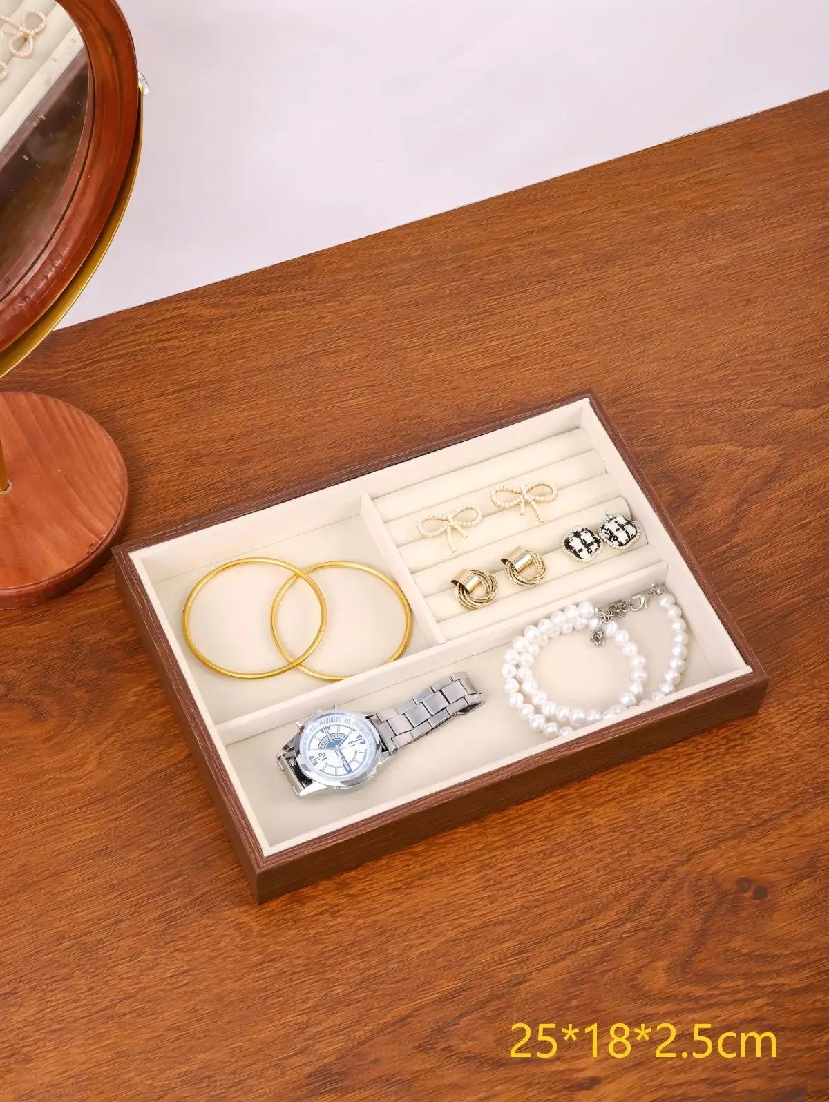 Multi-layer Wooden Jewelry Box