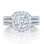Cubic Zirconia Women Rings Luxury Engagement Wedding Bands