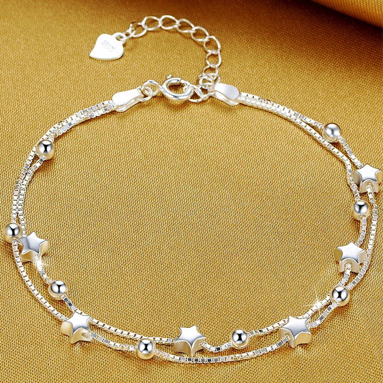 Sterling Silver Butterfly Bracelet by Ventfille for Girls