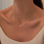 Gold Plated Pendant Necklace for Women - Trendy Choker Jewelry