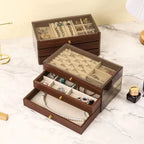 Multi-layer Wooden Jewelry Box