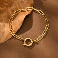 Gold Color Stainless Steel Chain Bracelet for Women