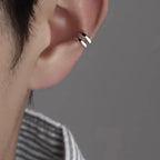 Stainless Steel Clip Earrings for Men and Women Trendy Jewelry