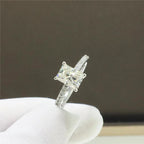 Moissanite Diamond Ring for Women in 925 Silver - PureNew