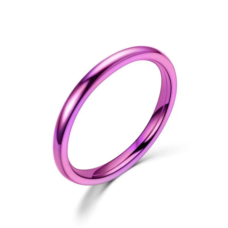 Titanium Wedding Rings for Women and Men - High Polished