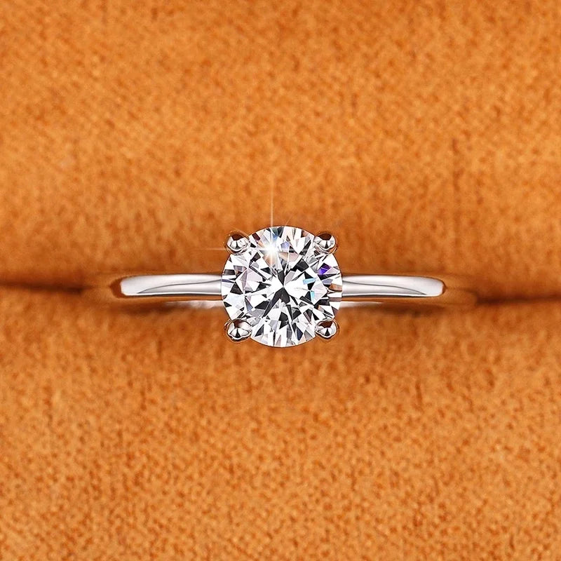 Eternity Wedding Band Ring for Women by Huitan