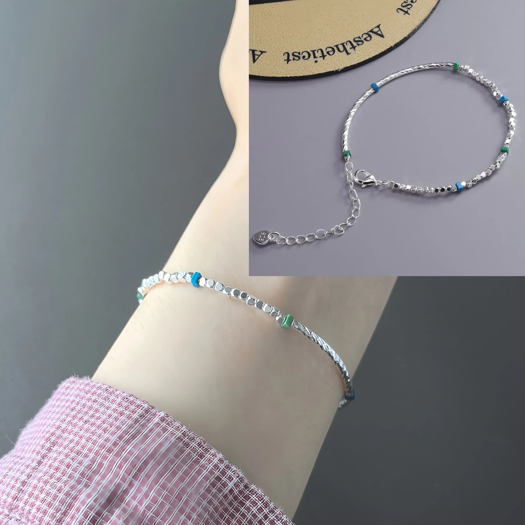 Sterling Silver Butterfly Bracelet by Ventfille for Girls