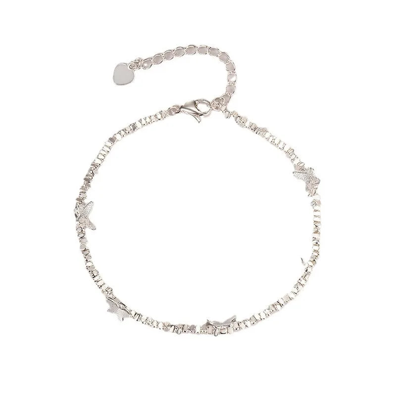 Sterling Silver Butterfly Bracelet by Ventfille for Girls