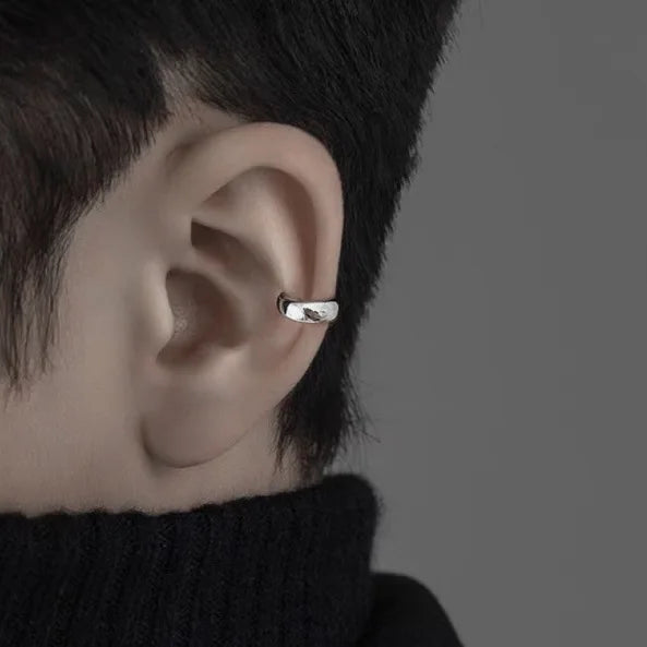 Stainless Steel Clip Earrings for Men and Women Trendy Jewelry