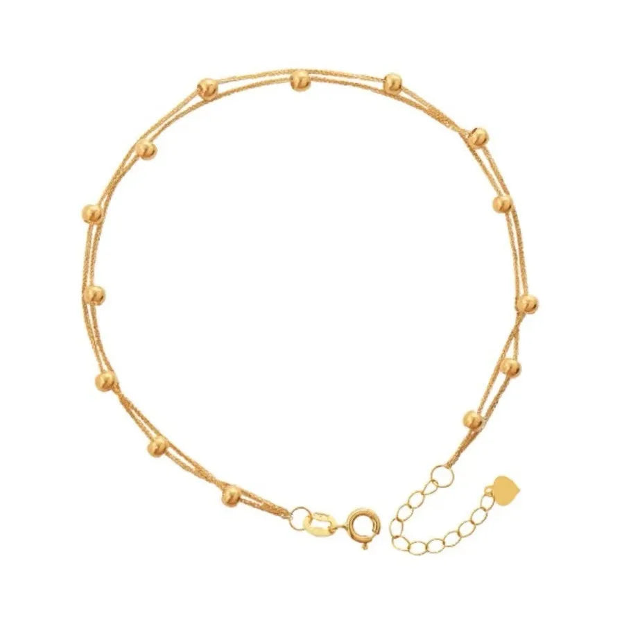 18k Gold Bracelet for Women - Starry Sky Chain Jewelry
