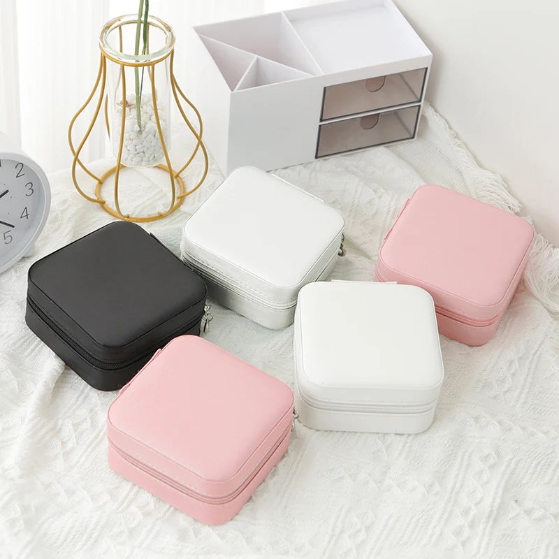 Single Layer Leather Jewelry Box