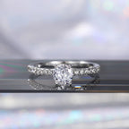 Eternity Wedding Band Ring for Women by Huitan