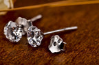 925 Sterling Silver Stud Earrings with Crystal Zircon