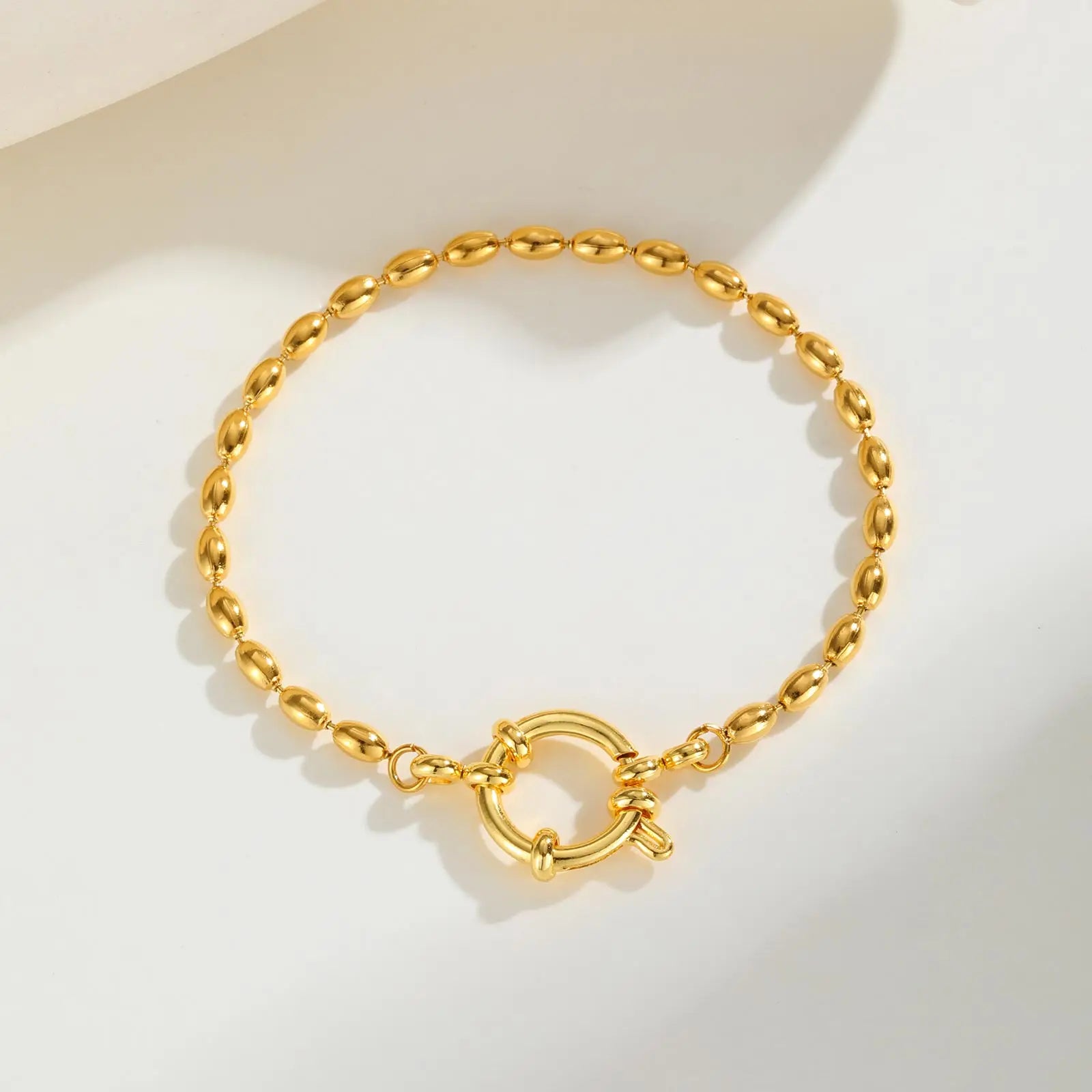 Gold Color Stainless Steel Chain Bracelet for Women