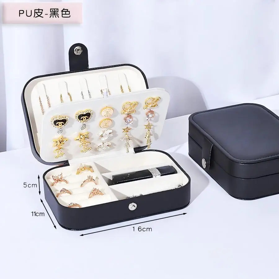 Leather Jewelry Box Organizer