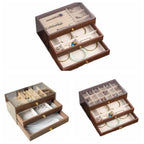 Multi-layer Wooden Jewelry Box