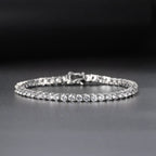 Moissanite Tennis Bracelet 925 Sterling Silver Classic Jewelry