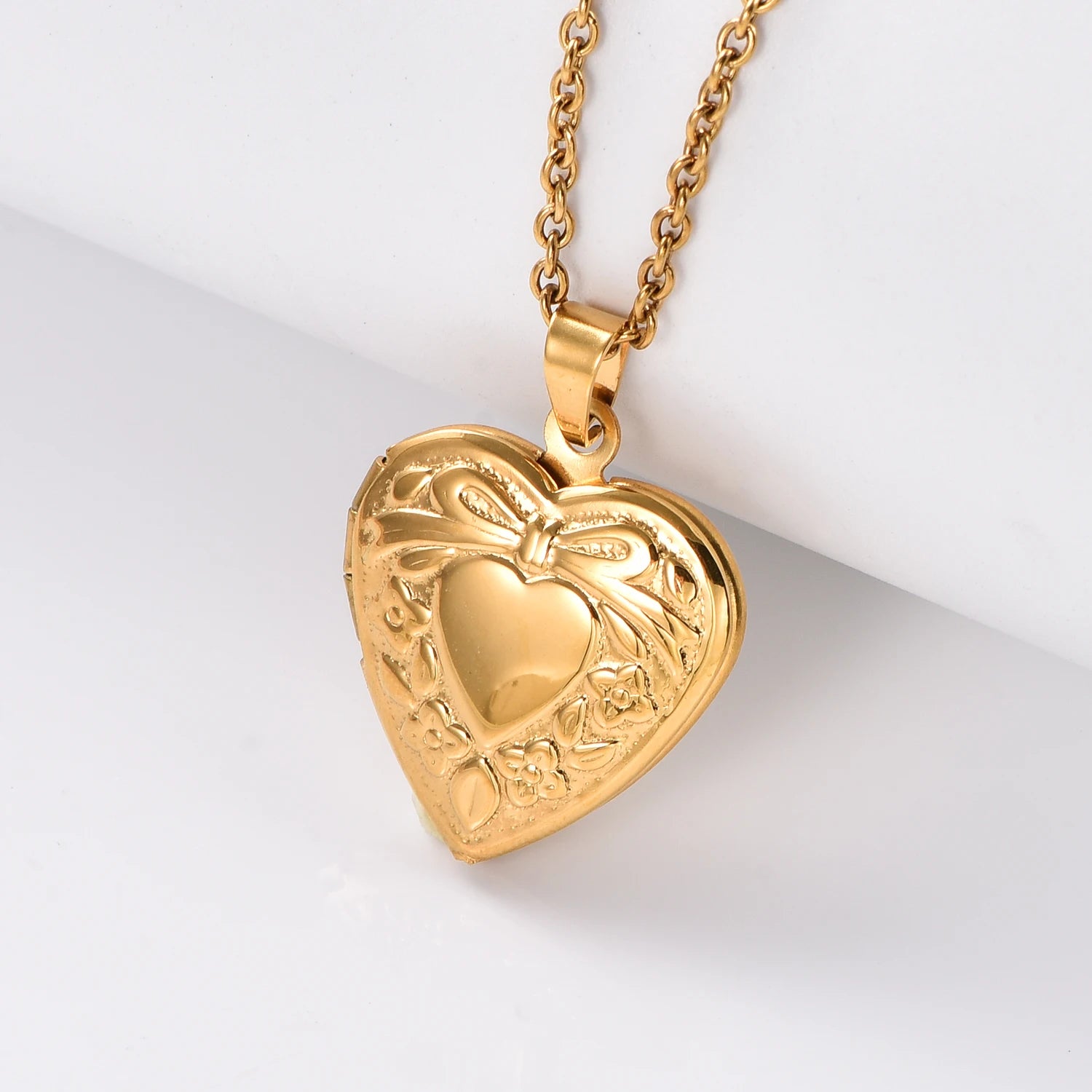 Love Heart Stainless Steel Pendant Necklace by HODARL